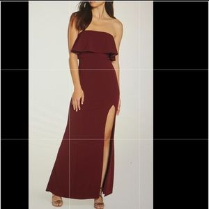 Women’s Strapless, maxi dress